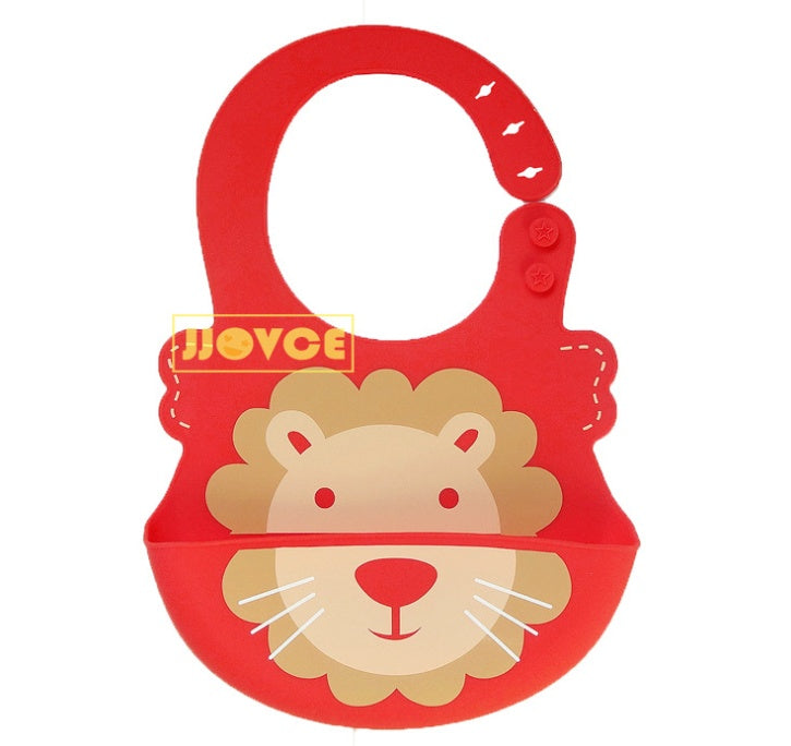 Silicone Baby Bib with Food-Catcher Pocket