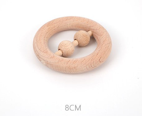 Wooden Baby Rattle & Development Toy