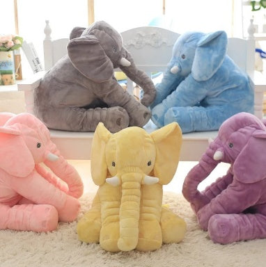 Elephant Plush Pillow — Kids' Nap Cushion