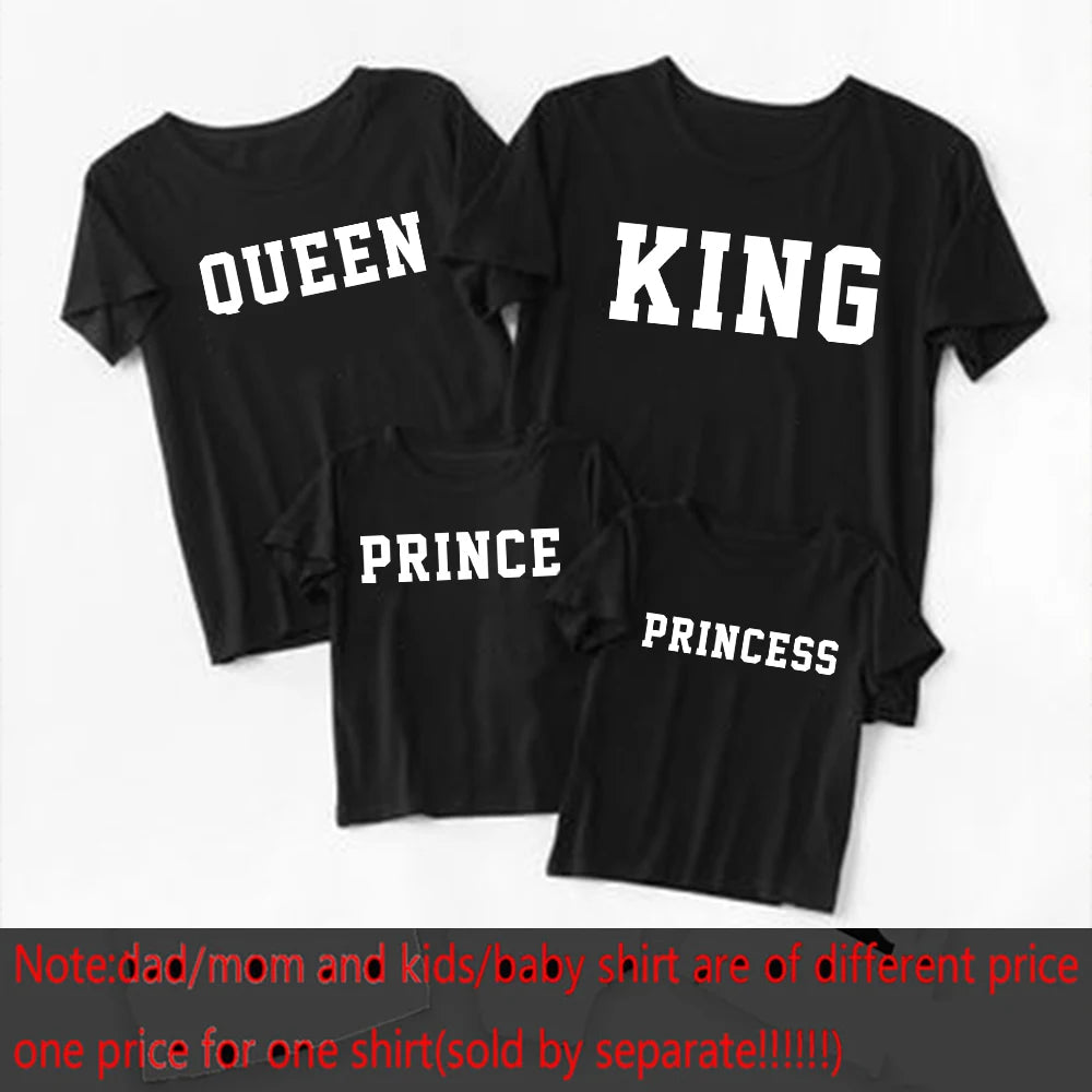 King, Queen, Prince & Princess Family Matching T-Shirts — view 7