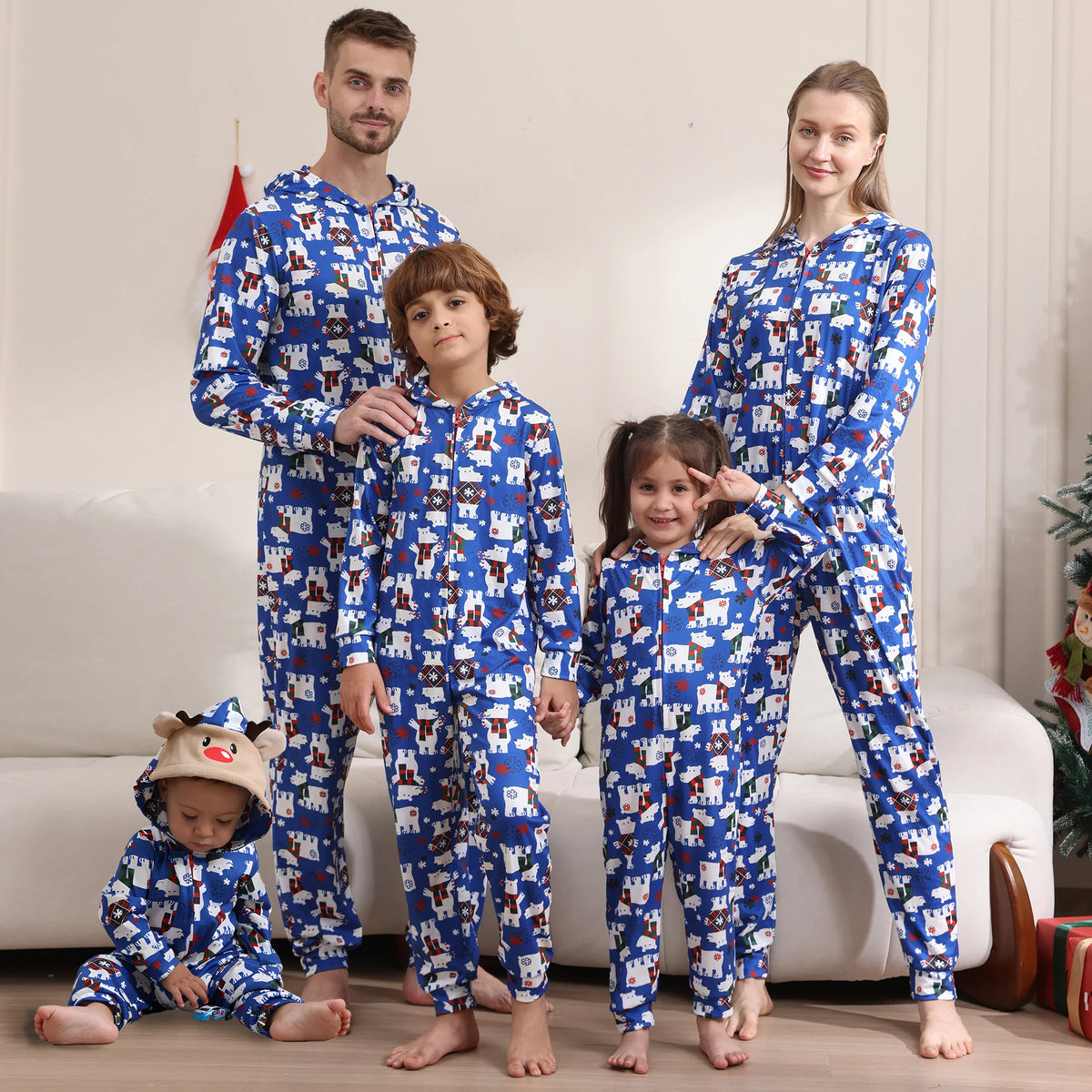 Matching Family Christmas Pajamas — Mom, Dad, Kids & Baby