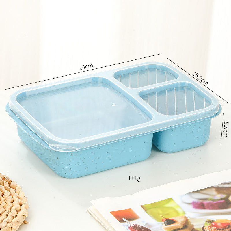 Bento Snack Box — 4 Compartments, Leakproof Lid
