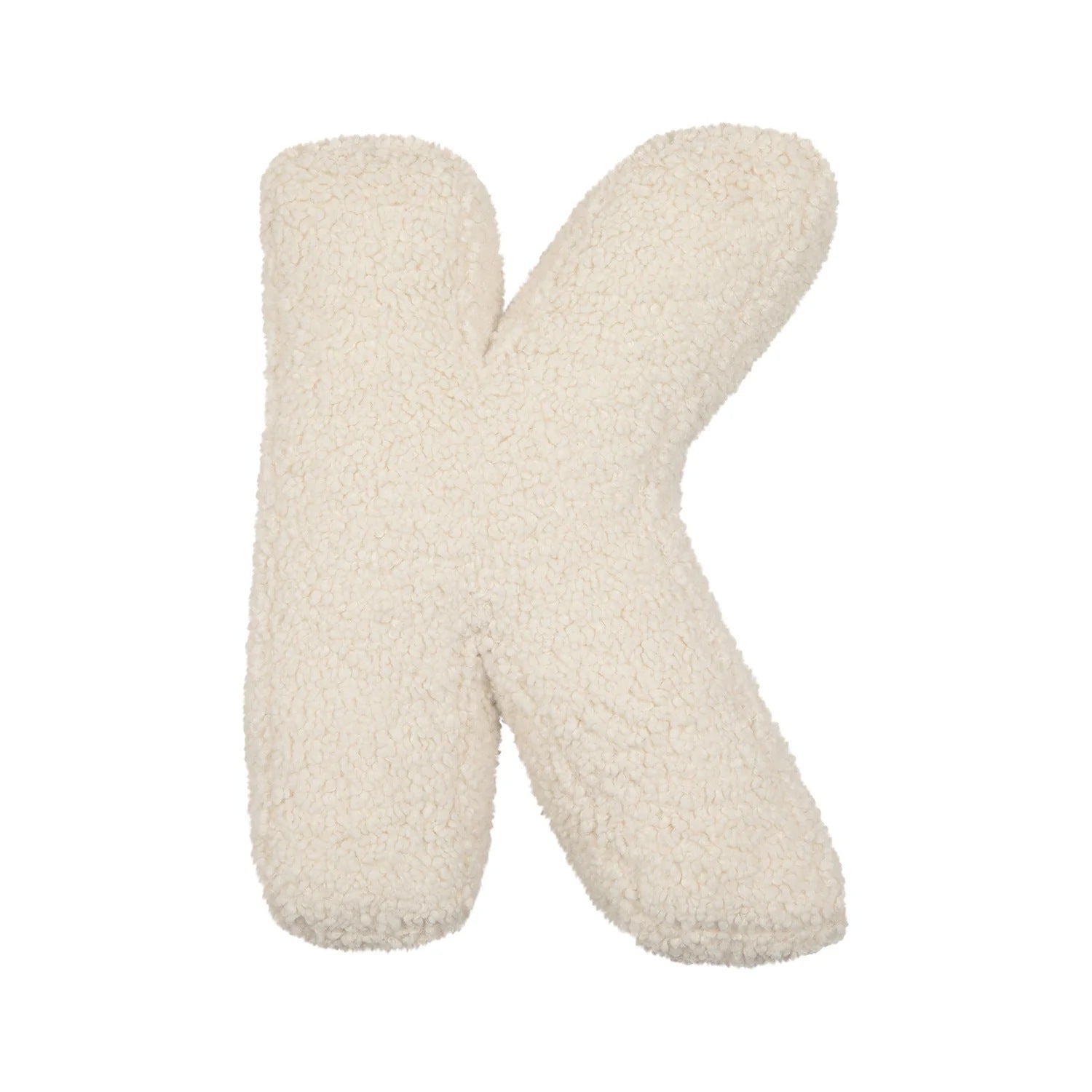 Lambswool Letter Cushion — Decorative Kids' Pillow