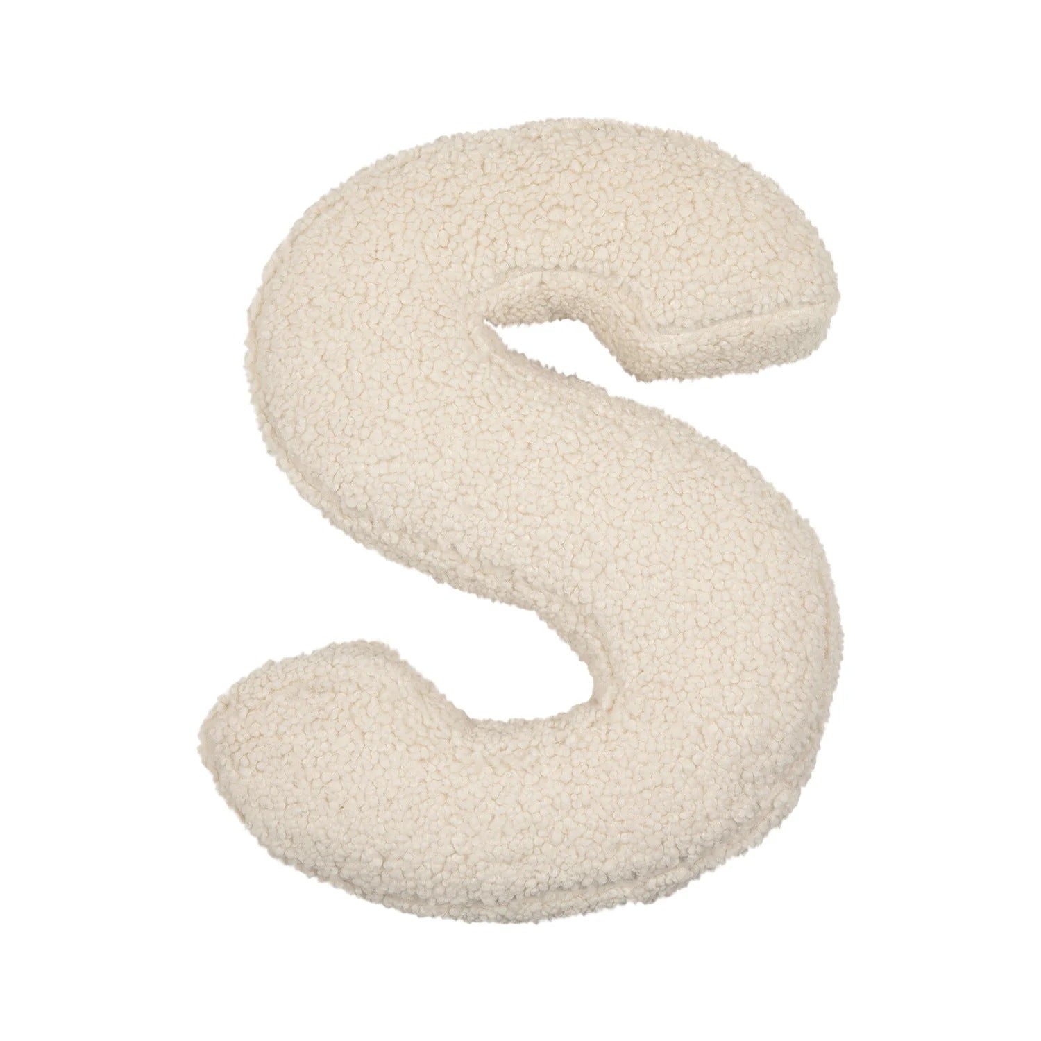 Lambswool Letter Cushion — Decorative Kids' Pillow