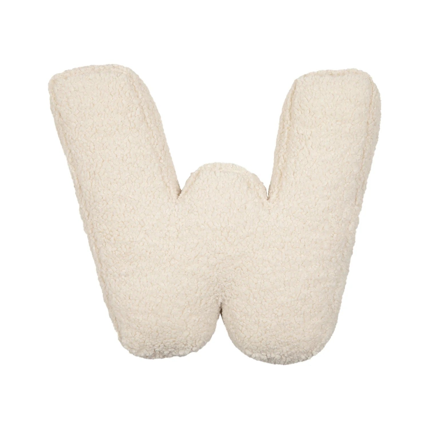 Lambswool Letter Cushion — Decorative Kids' Pillow