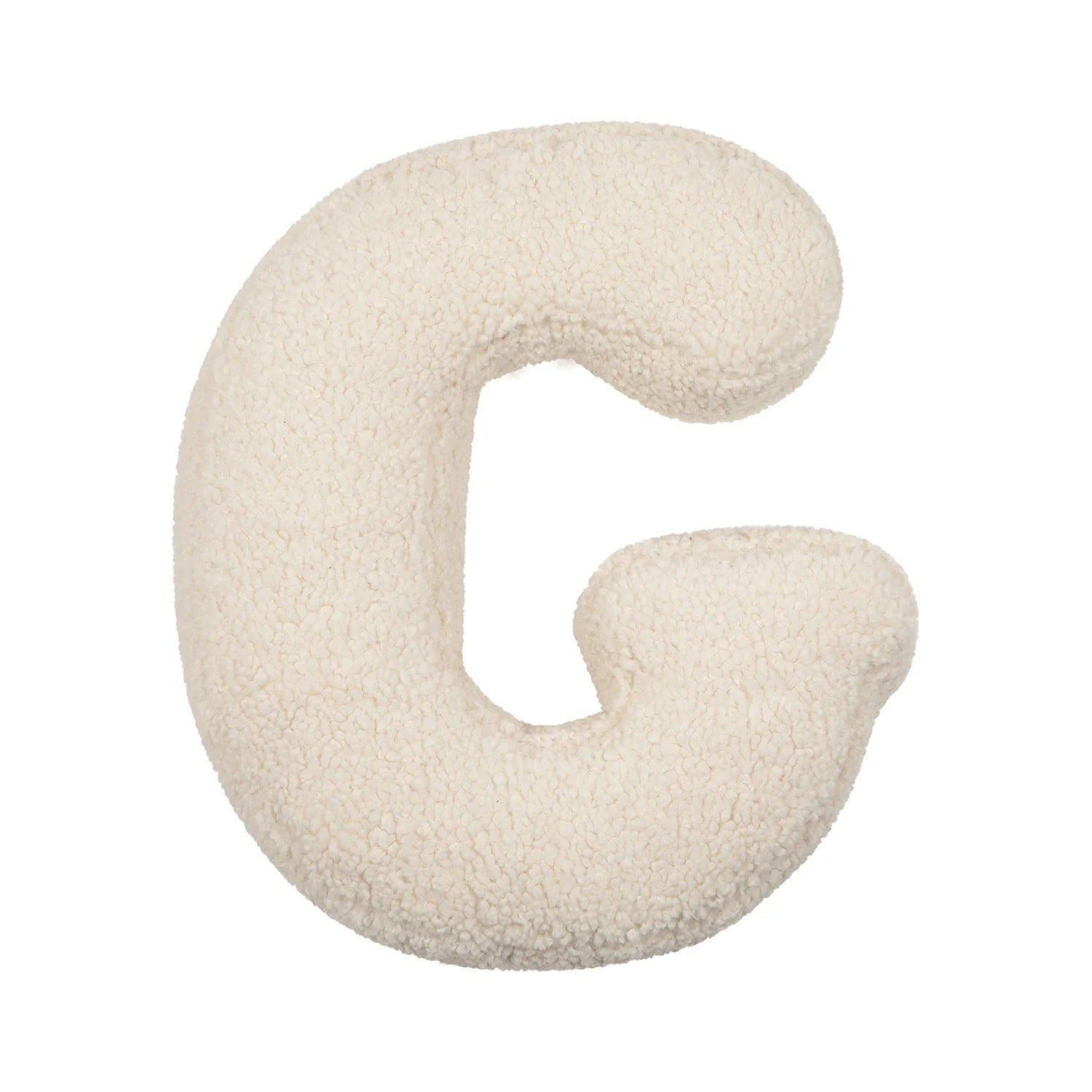 Lambswool Letter Cushion — Decorative Kids' Pillow