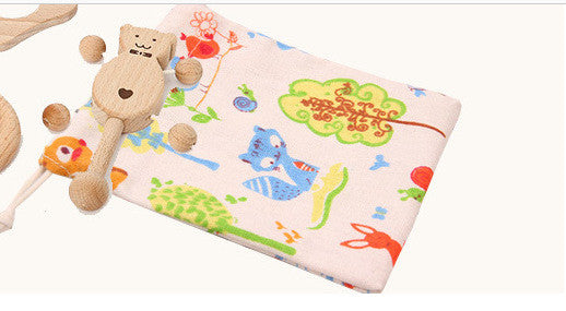 Wooden Baby Rattle & Development Toy