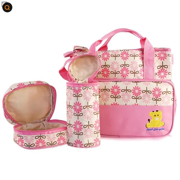 5-Piece Diaper Bag Set with Changing Pad