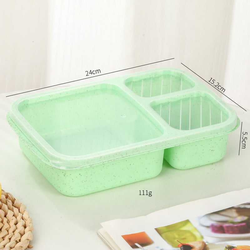 Bento Snack Box — 4 Compartments, Leakproof Lid