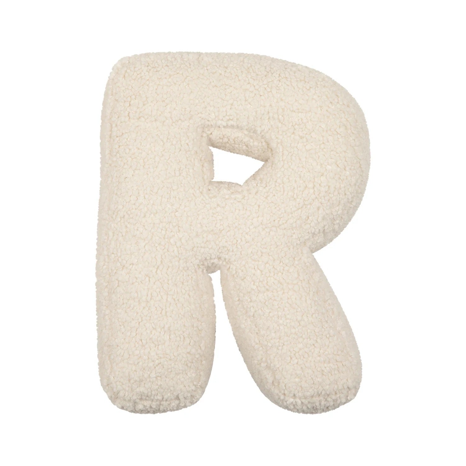 Lambswool Letter Cushion — Decorative Kids' Pillow