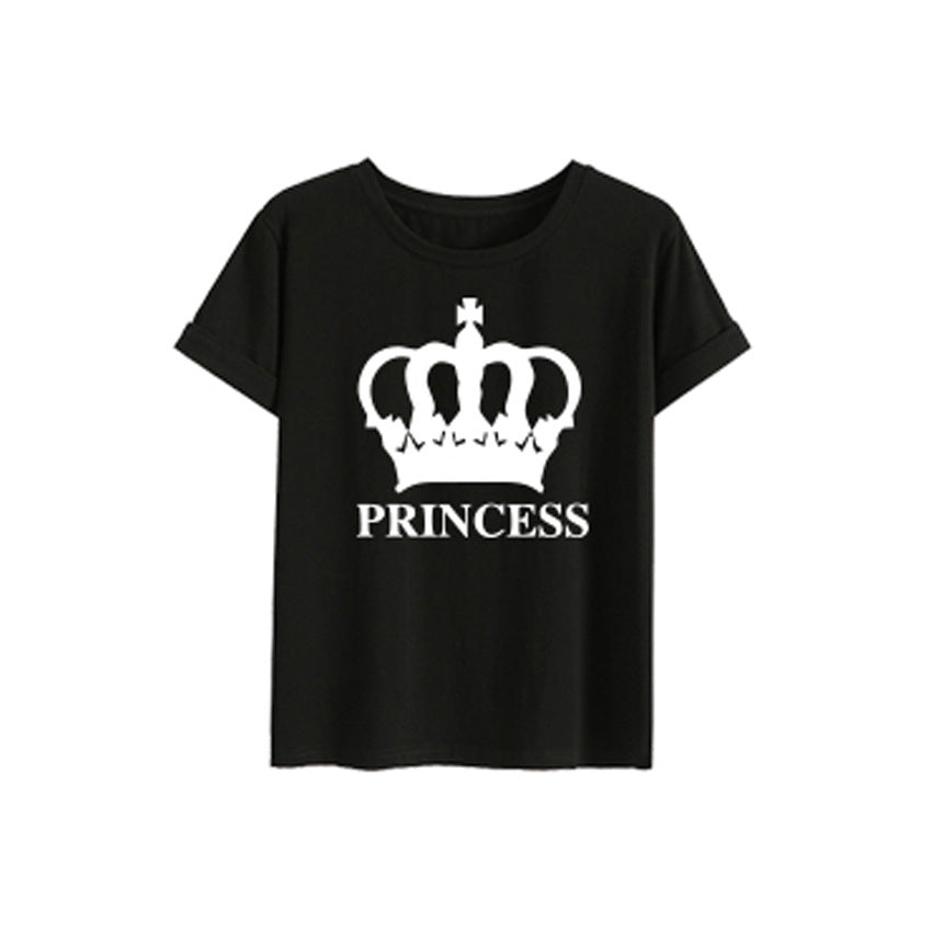 Family Matching Crown Print T-Shirt